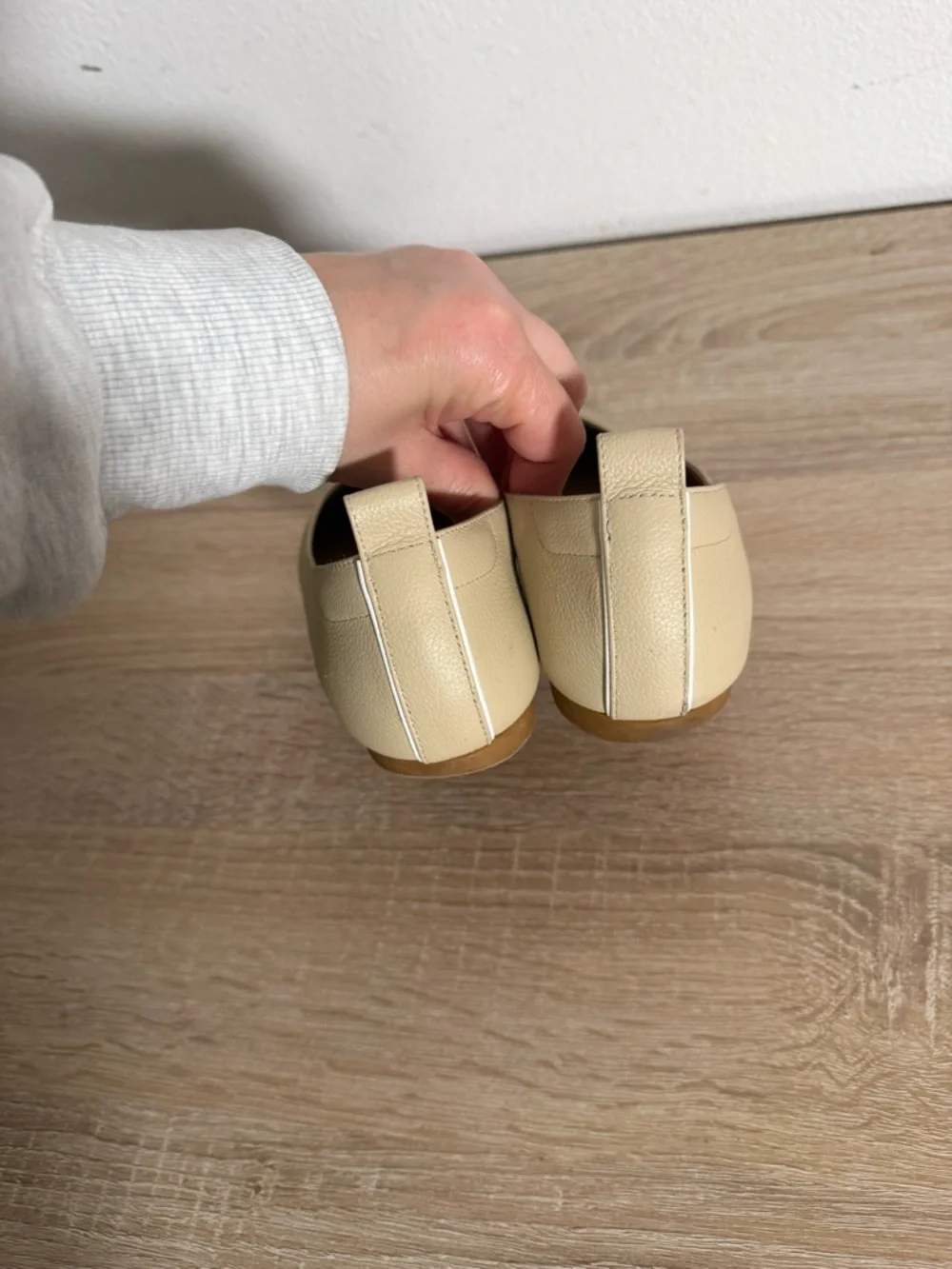 Everlane The Day Glove cream Leather Ballet Flats women’s Sz 6.5 - Picture 4 of 7